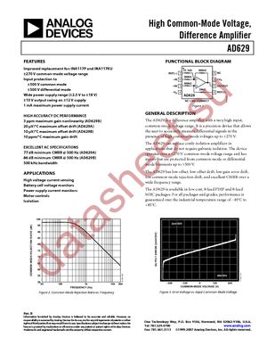 AD629BN datasheet  